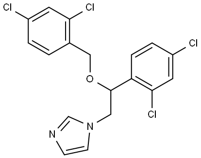 1-[2-(2,4-Dichlorophenyl)-2-[(2,4-dichlorophenyl)methoxy]ethyl]-1H-imidazole(22916-47-8)